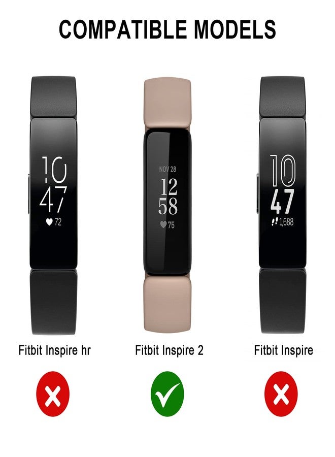 اي كي سوار AK متوافق مع سوار Fitbit Inspire 2 للرجال والنساء، أساور رياضية بديلة قابلة للتعديل لسوار Fitbit Inspire 2 / Ace 3 (لون شاي الحليب) - Image 2